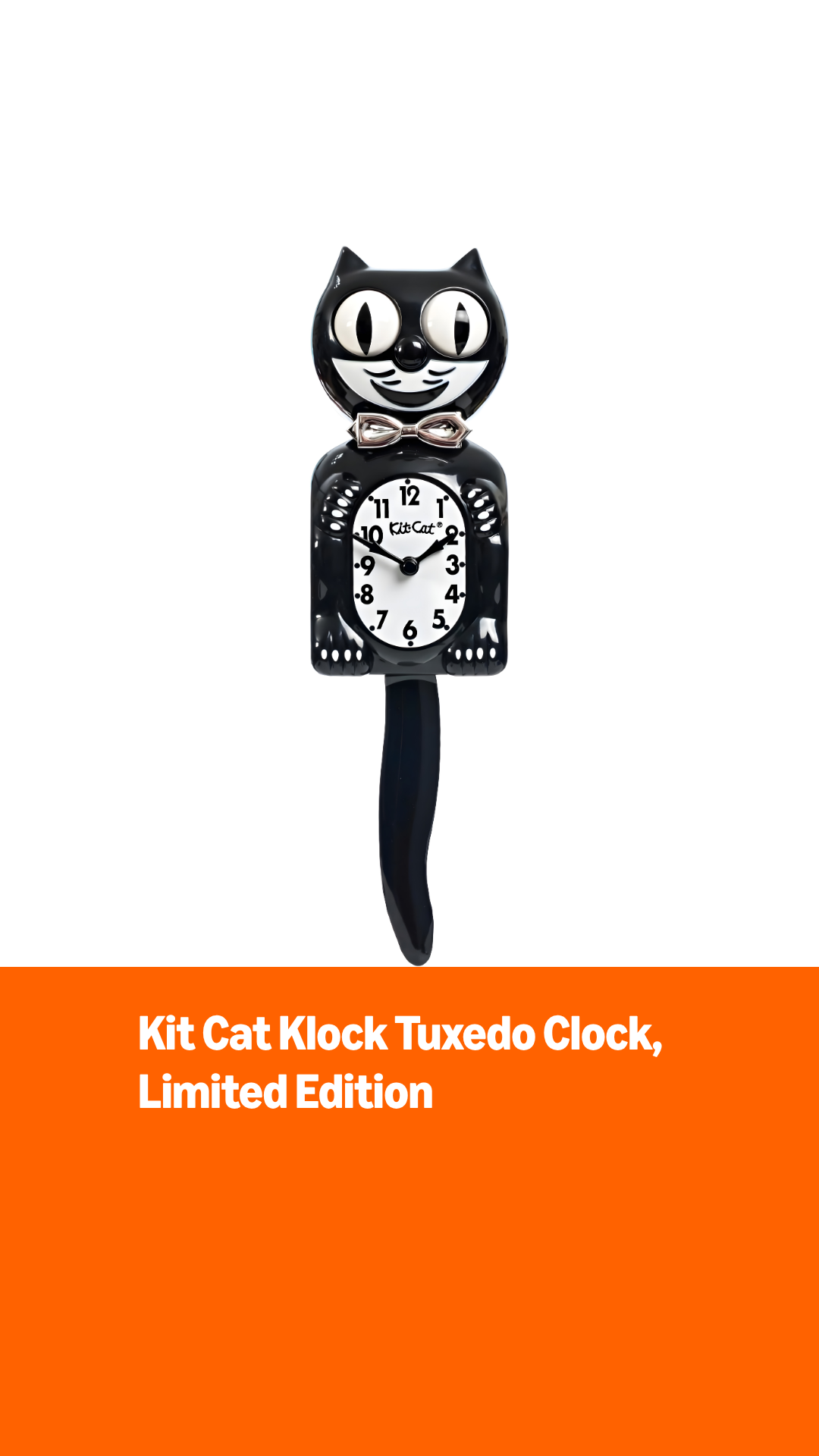 Amazon.com: Kit-Cat Tuxedo Clock, Limited Edition Anniversary